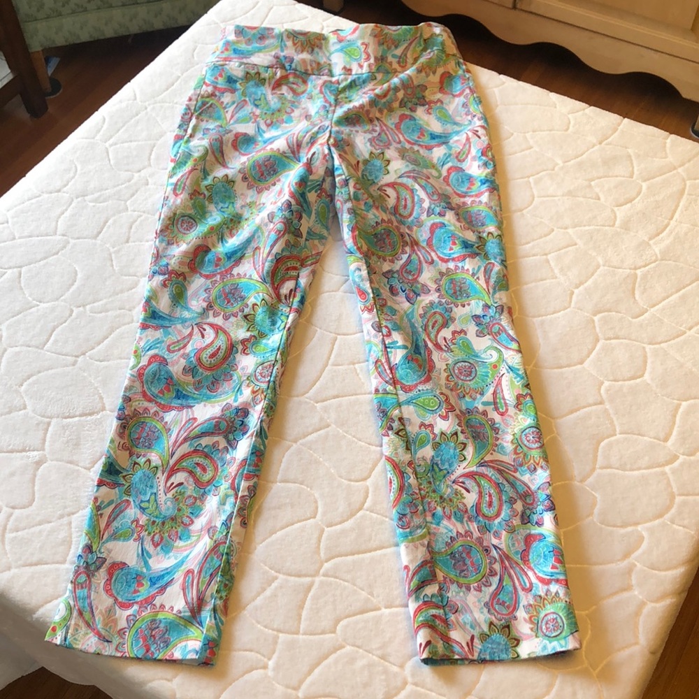 Van Heusen Paisley Cotton Summer Capris